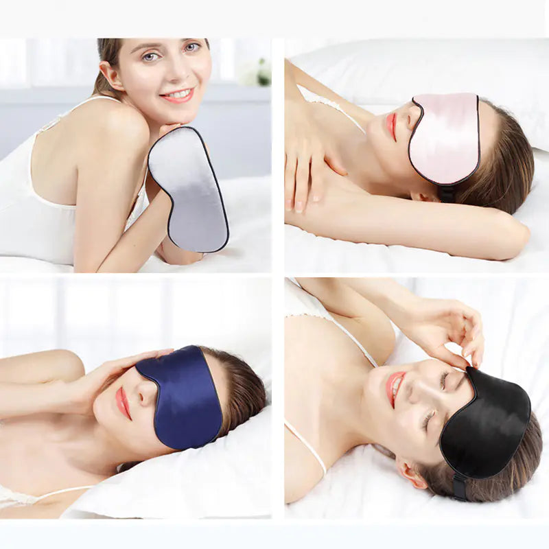 Double-Sided Silk Eye Mask for Better Sleep